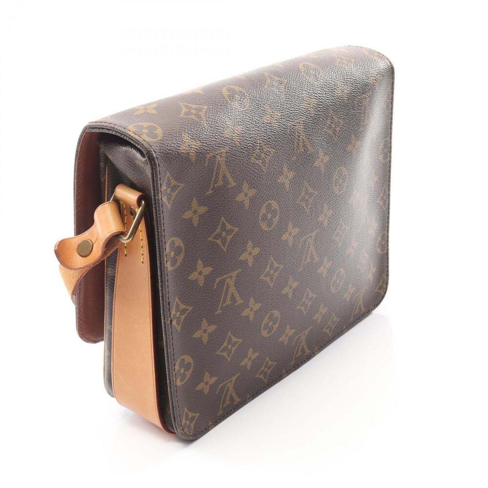 LOUIS VUITTON Authentic Brown Monogram Leather Shoulder Bag - Picture 2 of 11